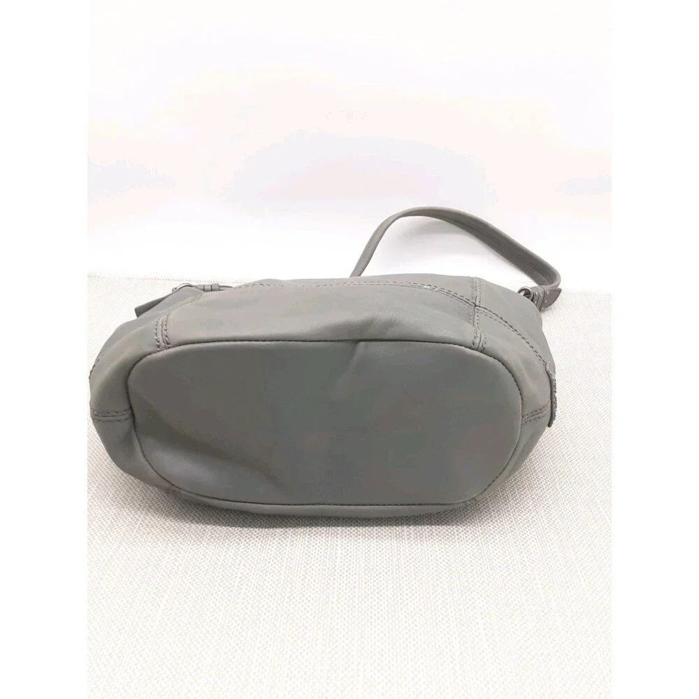 The Sak Gray Hobo Bag Leather Shoulder Handbag